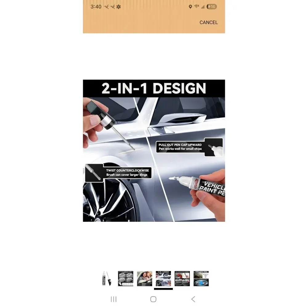 Silver Touch Up Paint for Cars, Professional Automotive Paint Scratch Repair,...